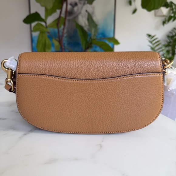 NWT Coach Pebbled Crossbody Bag In Honey Brown Leather CAO40 Nordstrom Exclusive - Picture 6 of 15